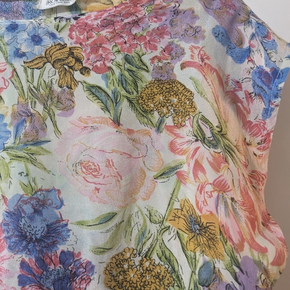 Floral silk shirt - Picture 2 of 8